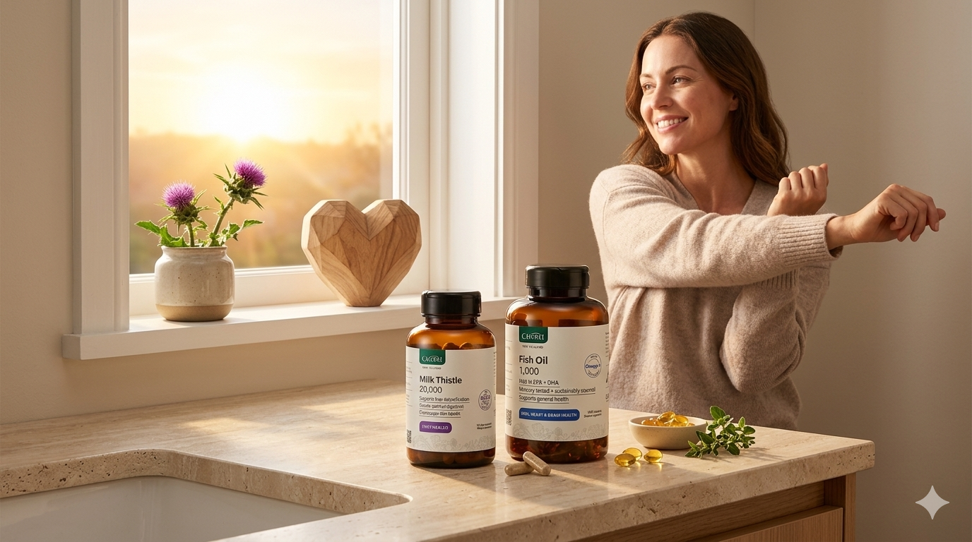 Milk Thistle & Fish Oil: Your Daily Power Duo for Liver and Heart Health