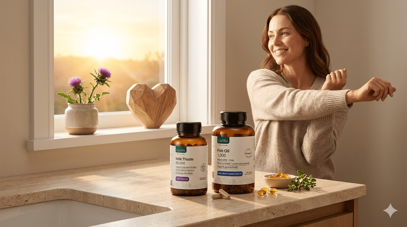 Milk Thistle & Fish Oil: Your Daily Power Duo for Liver and Heart Health - Ctom Ltd