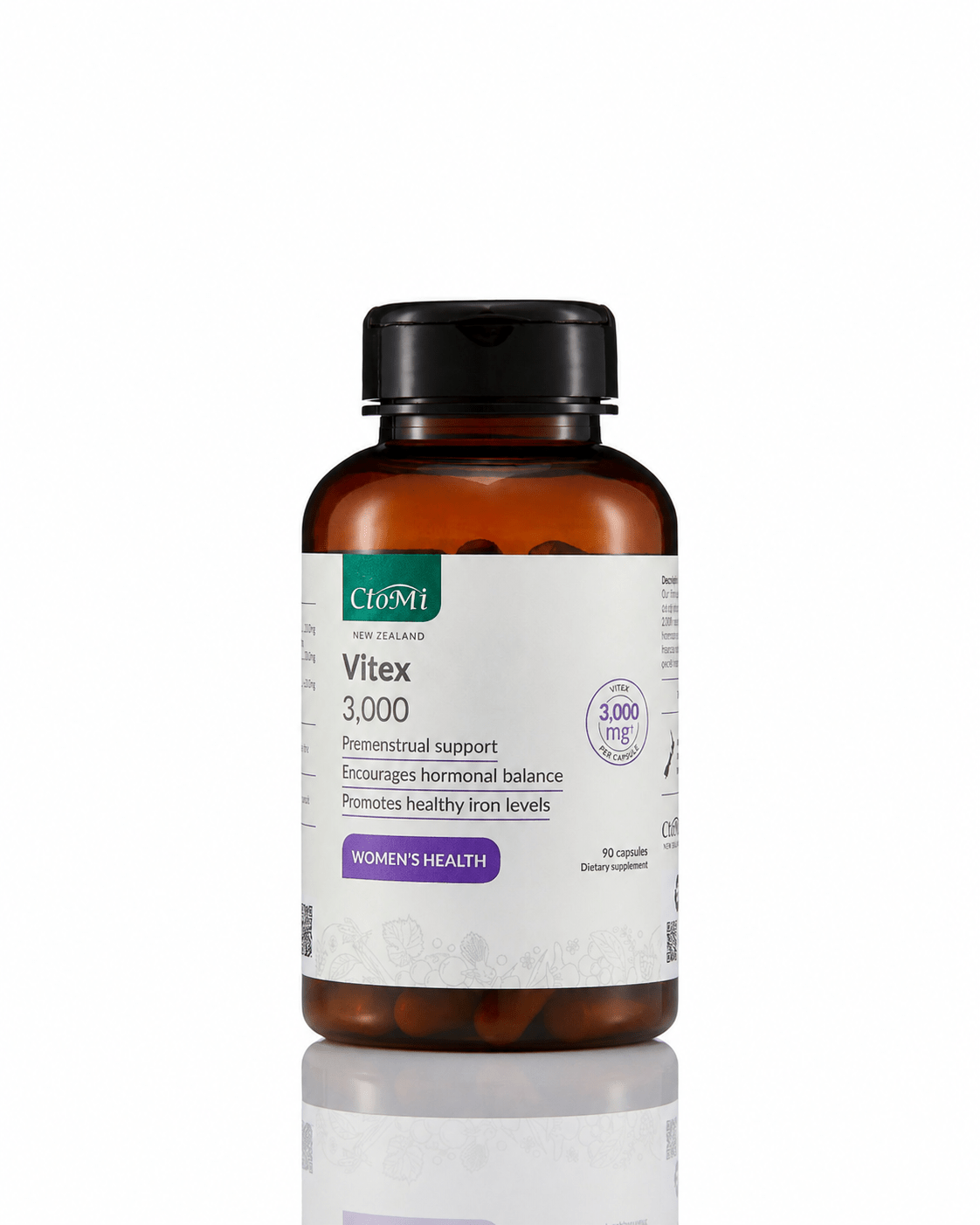 Vitex (Chasteberry) for Hormonal Balance 3000 mg - Ctom Ltd